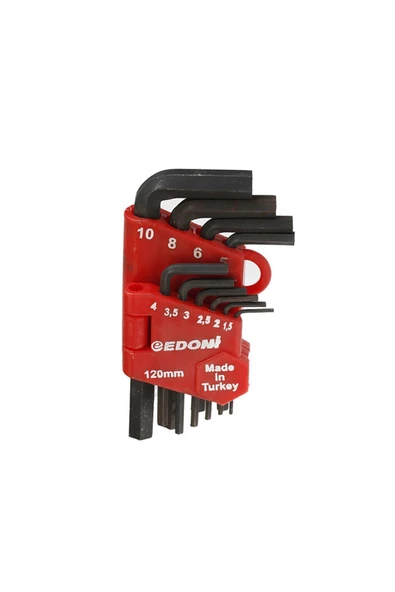 EDONİ Edoni Allen Anahtar Takımı 120mm 10 Parça - 2