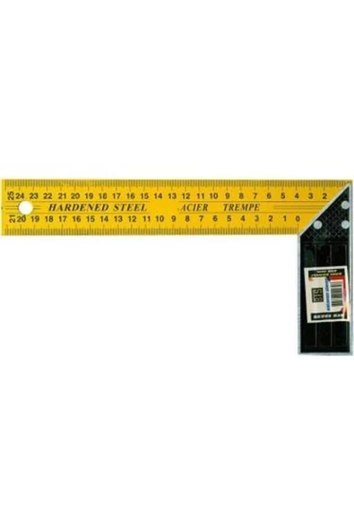 Meşem 300 Mm Sarı Marangoz Gönye - 2