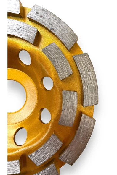 Thm Çift Sıra Elmaslı Beton Silme Yüzey Silme Temizleme Diski 115m double Row - Resim 2