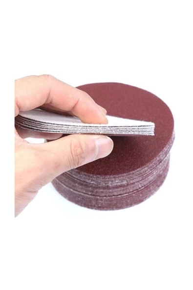 Biotech 115 mm Zımpara Diski 50 Adet Cırtlı Zımpara Kum Spiral Taşlama - 4