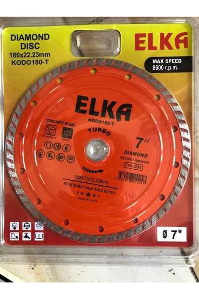 ELKA Asy 180mm Granit Mermer Fayans Kesici