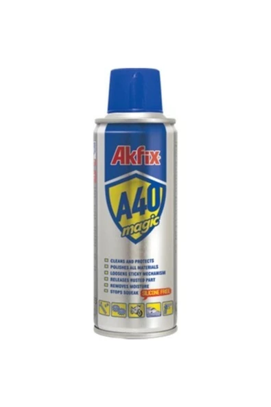 Akfix A40 Yağlayıcı Pas Önleyici Pas Sökücü Çok Amaçlı Sprey 400ml