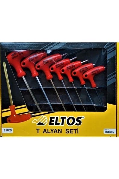 Eltos Alyan Takımı 7 Parça T Tipi Allen - - 2