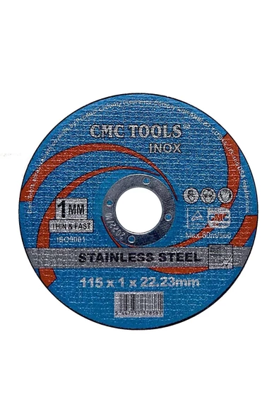 CMC Inox Kesici Taş Spiral Taşı 115x1.0x22mm 50 Adet