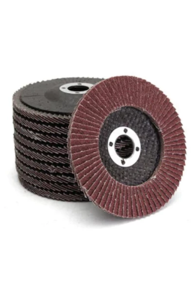 UGR Metal Ahşap Flap Disk Zımpara 115x22 Mm 10 Adet 40 Kum - 3