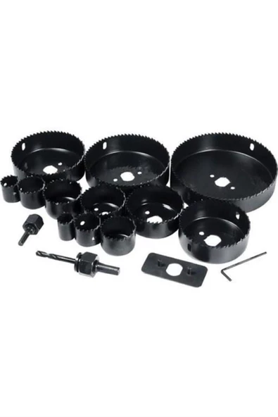 CMC Tools Ahşap Alçıpan Kartonpiyer Delme Panç Seti 16 Parça - 2