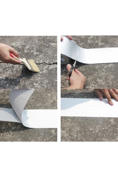 İstoc Trend Çamur Bant Alüminyum Izolasyon Tamir Çatlak Bantı 2m x 10cm - 4