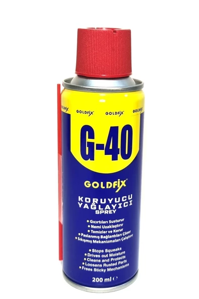 GOLDFİX G-40 Yağlayıcı Sprey Yağlama Spreyi 200 Ml