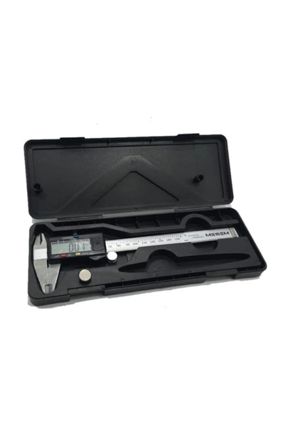 Meşem 150 Mm Dijital Kumpas 6" Cvr Çelikten Dijital Taşıma Çantalı Çelik Kumpas - 2