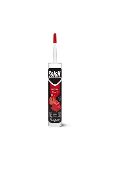 Selsil Ultra Tack Güçlü Korniş Yapıştırıcı Beyaz 290 ml