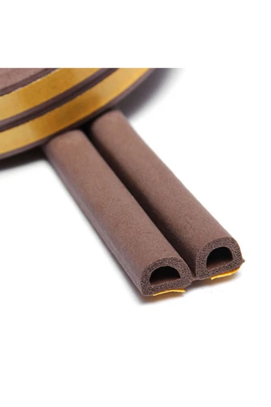 Linex Kapı Pencere Soğuk Izolasyon Bandı Fitili 1x2=2 Metre (kahverengi) - 2