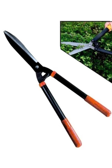Biotech Kaymaz Saplı Budama Makas Çim Biçme Çit Ve Çimen Makası 52 cm Bahçe Sebze Meyve Ağaç Budama Makası - 2