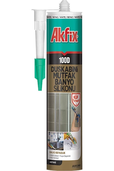 Akfix Duşakabin Silikonu Şeffaf 280 ml - 2