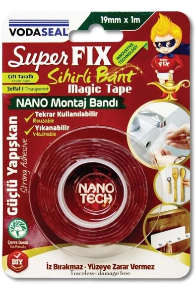 Vodaseal Nano Sihirli Bant 30mm X 1mt - Şeffaf ürün görseli