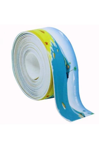 Vodaseal Banyo Küvet Mutfak Kenar Sızdırmazlık Bandı Deniz 38 Mm X 3,2 Metre
