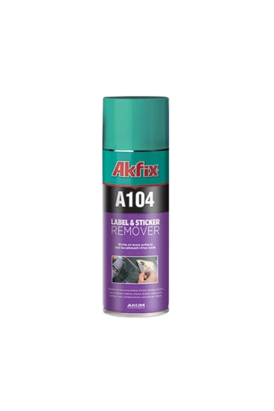 Akfix A104 Etiket Sökücü Mastik Yapışkan Sökücü Sprey 200 Ml