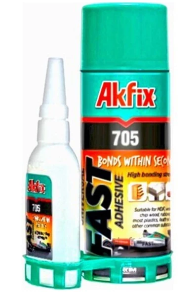 Akfix Profesyonel 705 Hızlı Yapıştırıcı 400 ml + 100 gr - Hızlı Yapıştırıcı - 2