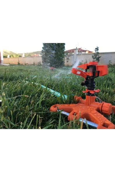 Sayım 2 Adet Metal Sehpalı Bahçe-çim Sulama Fıskiyesi Sprink+lüx Rekor - 4