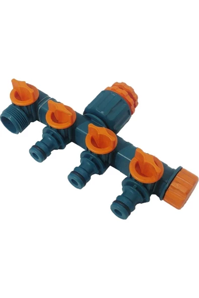 Sayım Bahçe Hortum 4lü Jak Dağıtıcı 1/2" - 3/4" - 1 - Resim 2