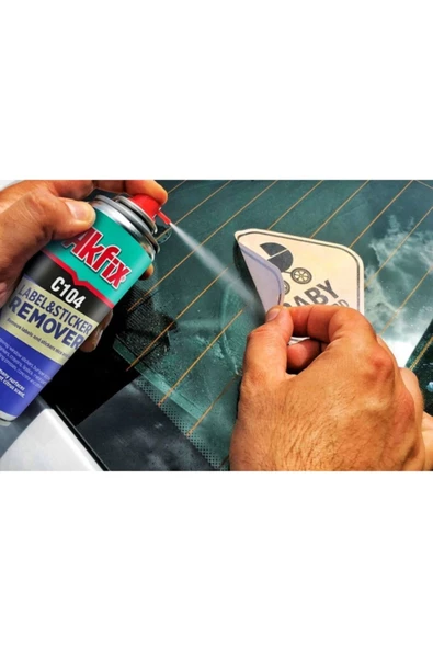 Akfix A104 Etiket Sökücü Mastik Yapışkan Sökücü Sprey 200 Ml - 2