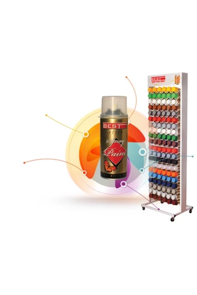 Best Lisinya202 Elite 7016 Gri Akrilik Sprey Boya 400 ml - 2