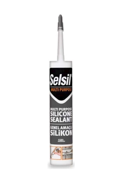 Selsil Silikon Kartuş Siyah 280 gr