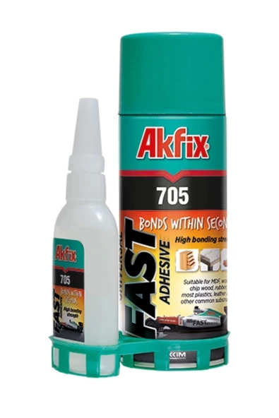 Akfix 705 Hızlı Yapıştırıcı Mdf Kit 200 ml 50 gr