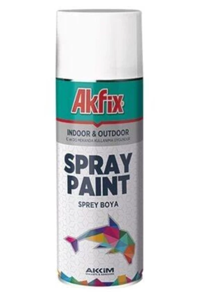 Akfix Sprey Boya 400ml Mat Beyaz