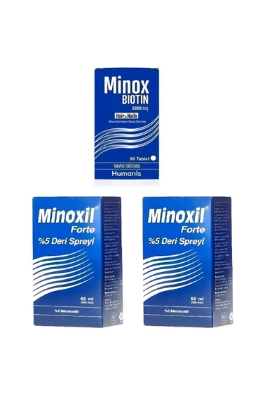 Humanis Minox Biotin ve 2 kutu minox sprey hediyeli