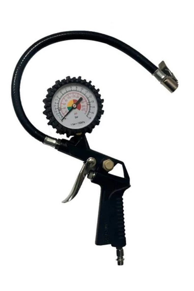 Baytec Metal Gövdeli Lastik Şişirme Aparatı Hava Saatli - 2