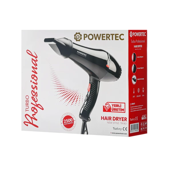 Powertec TR-901 Turbo Profesyonel 2500 W Fön Makinesi - 3