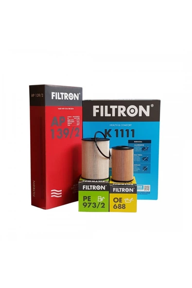 Filtron Vw Golf-passat Cay Motor 1,6 Tdı Filtre Seti (2011-2014)