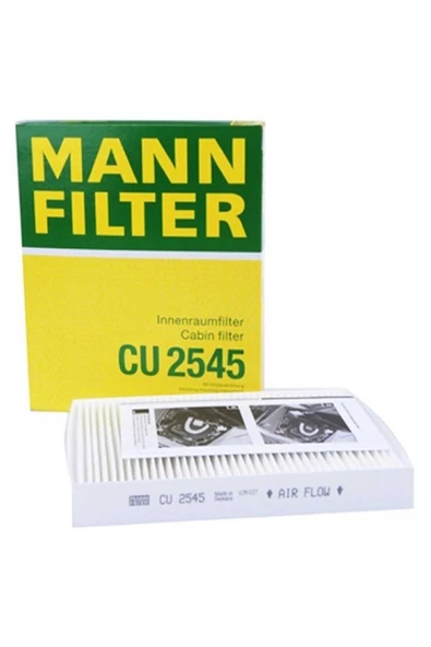 Mann Fılter Skoda Rapid 1 4 Tdı Mann Cu2545 Polen Filtresi 2015 2018