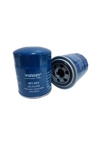 WUNDER Yağ Filtresi Starex 97> 2.5tdcı H1 01> 2.5 Crdı H100 2.5tcı / Bongo Sorento / L300 - 4