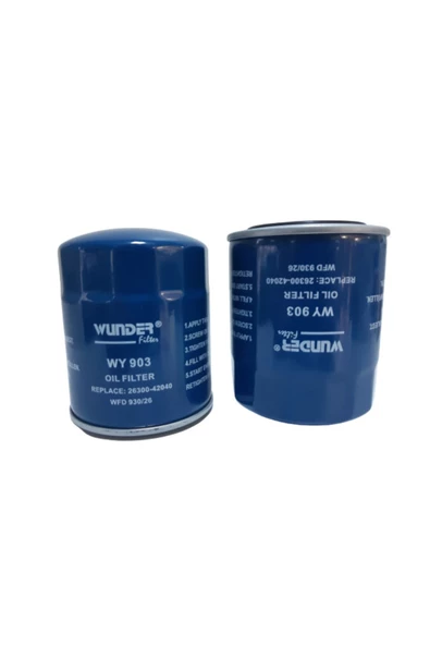 WUNDER Yağ Filtresi Starex 97> 2.5tdcı H1 01> 2.5 Crdı H100 2.5tcı / Bongo Sorento / L300 - 2