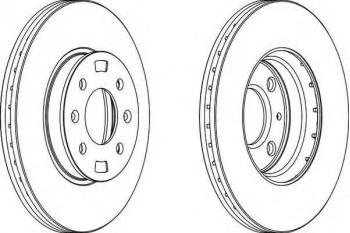 ON FREN DISKI AYNASI HYUNDAI ACCENT ERA 2006-2011 KIA RIO 2005-- I20 2007-- 256MM - FERODO DDF1603