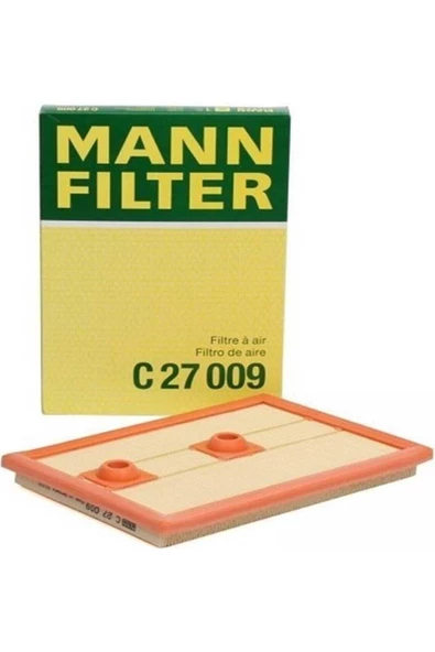 Mann Fılter Mann Audı A3 (8VA/8VS/8V7) 1.4 Tfsı 92KW 125HP Hava Filtresi C27009 Mann