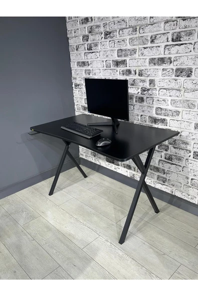 hey modüler mobilya Heygaming Profesyonel Oyuncu Masası Siyah 120 Cm - Resim 3