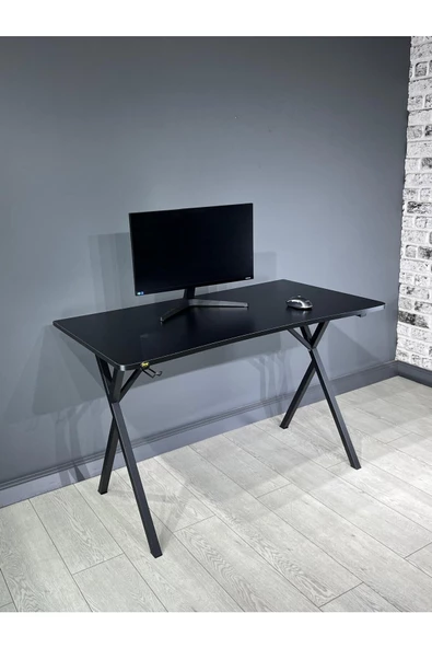 hey modüler mobilya Heygaming Profesyonel Oyuncu Masası Siyah 120 Cm - Resim 2