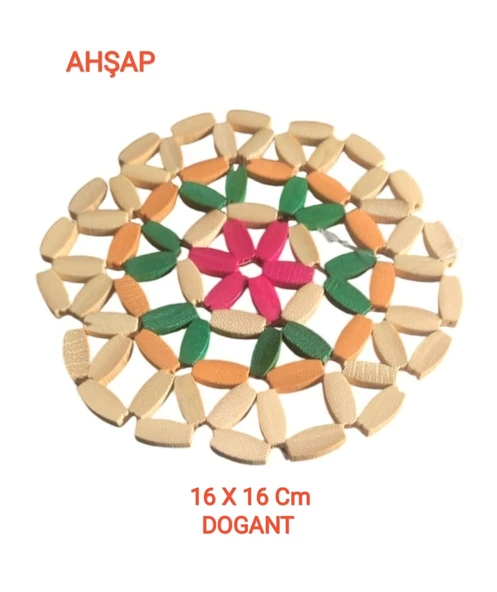 Tree Ahşap Çaydanlık Altlığı-Tencere Tava Altlığı 16x16 - 2