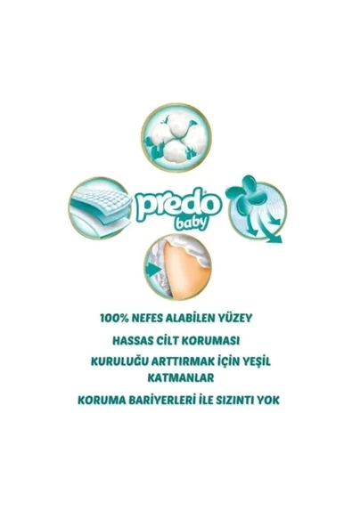 Predo Çocuk Bezi Jumbo Paket Midi 68 Li - 2