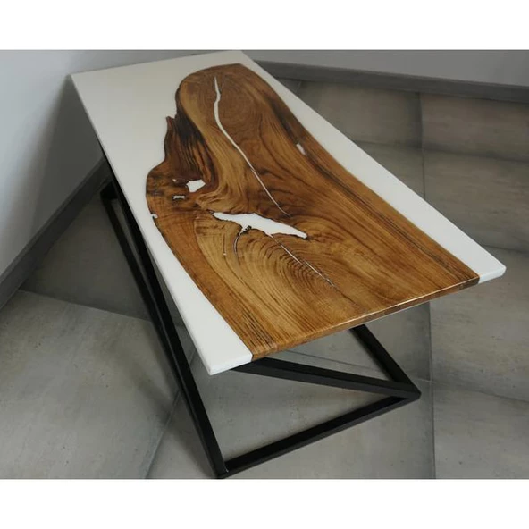 Epoksi Ceviz Sehpa Epoksi Sehpa Epoksi Orta Sehpa - 3