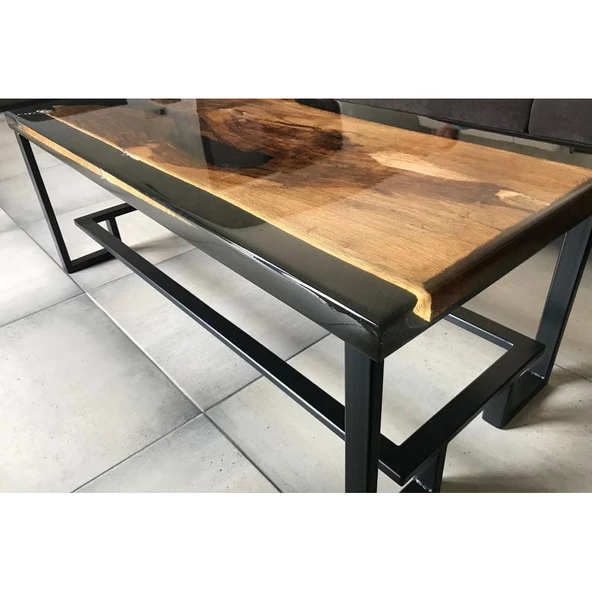 Siyah Orta Sehpa Epoksi Sehpa Epoksi Sehpa Fiyatı - 5