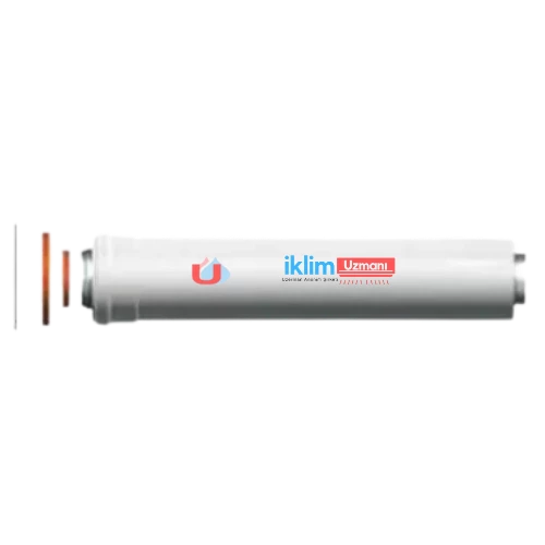 Ferroli Yoğuşmalı Kombi Baca Uzatması 100 cm Logolu