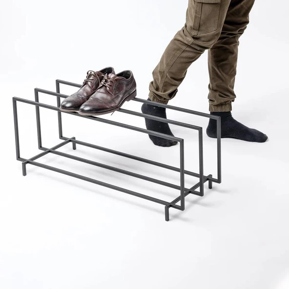 Portatif Ayakkabılık Metal Ayakkabılık Kapı Önü Metal Ayakkabılık - 5