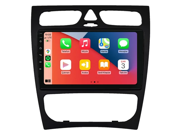 Mercedes C Serisi W203 W209 Android Multimedya Sistemi (2001-2007) 2 GB RAM 32 GB Hafıza 8 Çekirdek Navigatör Premium Series ürün görseli