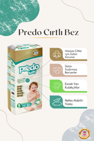 Predo Çocuk Bezi Jumbo Paket Mini 76 Lı - 2