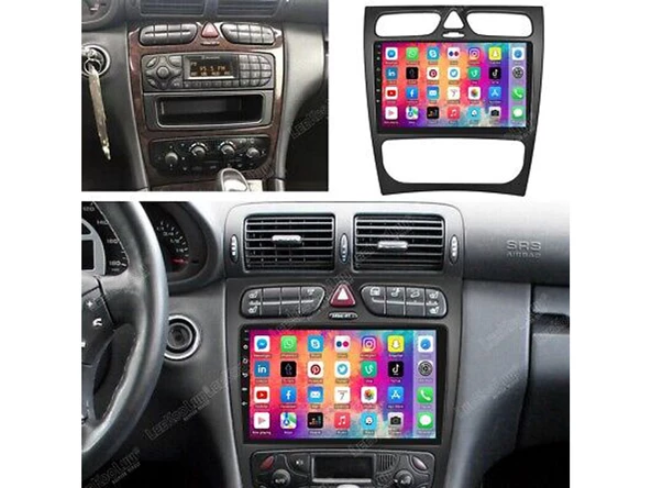 Mercedes C Serisi W203 W209 Android Multimedya Sistemi (2001-2007) 6 GB RAM 64 GB Hafıza 8 Çekirdek Navigatör X-Premium Series - Resim 11