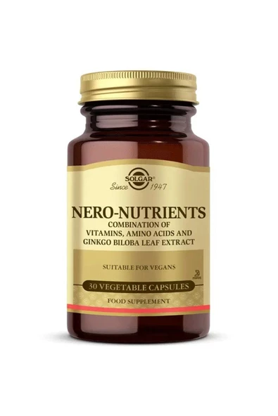Solgar Nero Nutrients 30 Tablet ürün görseli 1