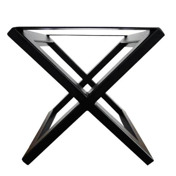 Ağaç Sehpa Ayağı X Tasarım Metal Sehpa Ayağı ürün görseli 1